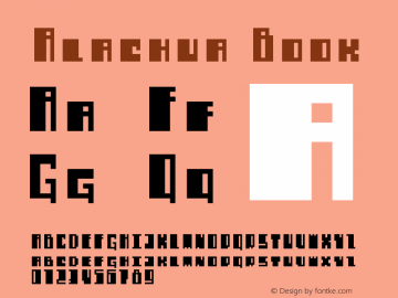 Alachua Book Version 1.0 Font Sample