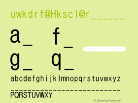 UWKDRF (KSC) Regular Unknown图片样张