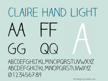 Claire Hand Light Version 001.001图片样张