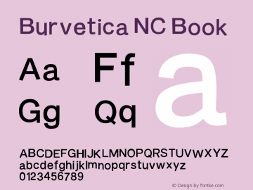 Burvetica NC Book Version 1.10 June 25, 2011图片样张
