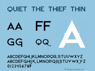 Quiet the Thief Thin Version 1.0图片样张