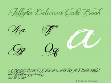 Jellyka Delicious Cake Book Version 1.00 September 4, 20图片样张