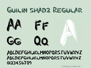 Guilin shad2 Regular 1.000图片样张