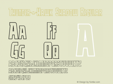 Thunder-Hawk Shadow Regular 001.000图片样张