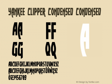 Yankee Clipper Condensed Condensed 001.100图片样张
