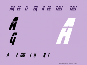 Yankee Clipper Laser Italic Italic Version 001.100图片样张