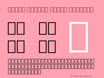 Droid Arabic Naskh Regular Version 1.00图片样张