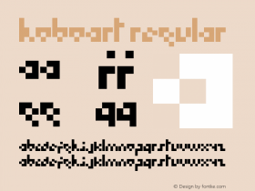 Hoboart Regular Version 1.000 Font Sample