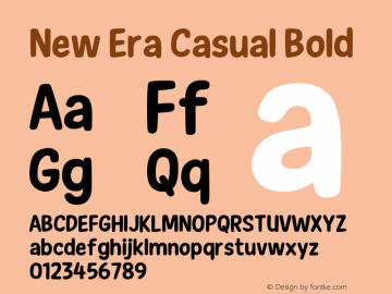 New Era Casual Bold v1.2 - 1/26/2012图片样张