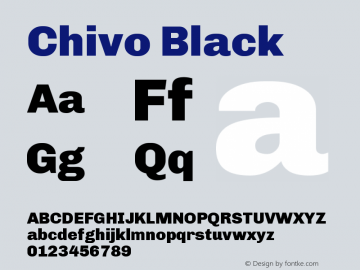 Chivo Black Version 1.001图片样张