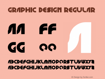 GRAPHIC DESIGN Regular Version 1.00 February 6, 2012, initial release图片样张