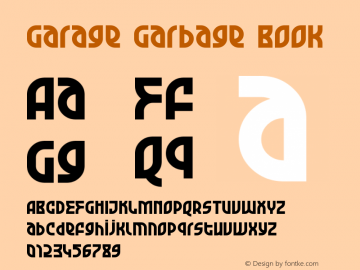 Garage Garbage Book Version 2.00 November 18, 20图片样张