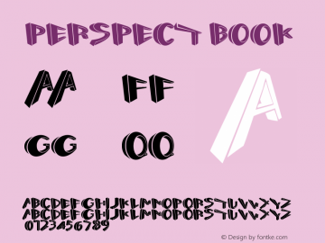 Perspect Book Version 1.00 April 21, 2012, Font Sample