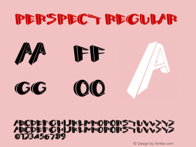 Perspect Regular Version 1.00 April 21, 2012, initial release Font Sample