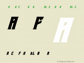 Daemonicus Condensed Italic CondensedItalic Version 1.0; 2012图片样张