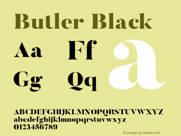 Butler Black 1.000图片样张