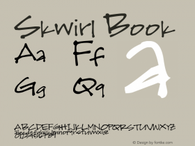 Skwirl Book Version 1.00 May 26, 2012, i Font Sample