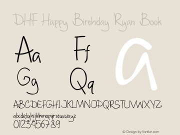 DHF Happy Birthday Ryan Book Version 2.000图片样张