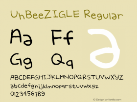 UhBeeZIGLE Regular Version 1.00 March 2, 2012, initial release图片样张