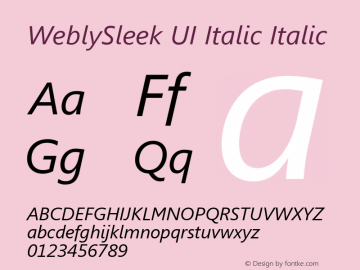 WeblySleek UI Italic Italic 001.023图片样张