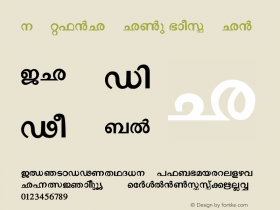 Ml_Prakash Regular Unknown Font Sample