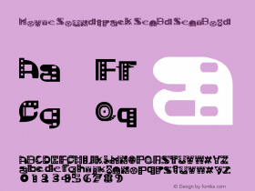 Movie SoundtracK SemBd SemiBold Version 1.00 2012 Font Sample