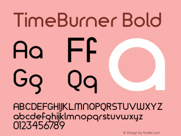 TimeBurner Bold Version 1.003 2012图片样张