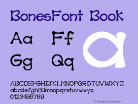 BonesFont Book Version 1.0图片样张