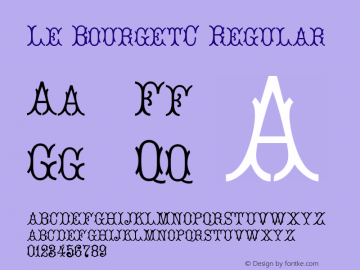 Le BourgetС Regular 1.0图片样张