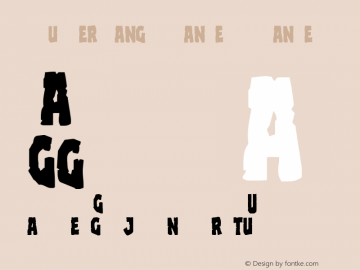 Clubber Lang Expanded Expanded Version 1.0; 2013 Font Sample