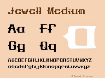 Jewell Medium Version 001.000图片样张