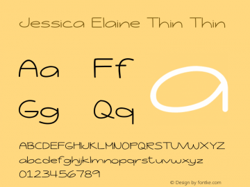 Jessica Elaine Thin Thin Version 001.000图片样张