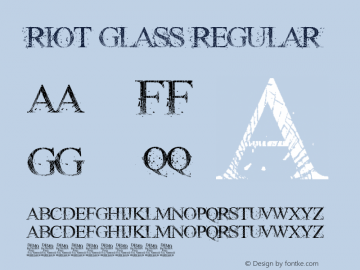 RIOT GLASS Regular Version 1.00 February 3, 2013, initial release图片样张