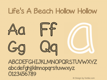 Life's A Beach Hollow Hollow Version 001.000图片样张