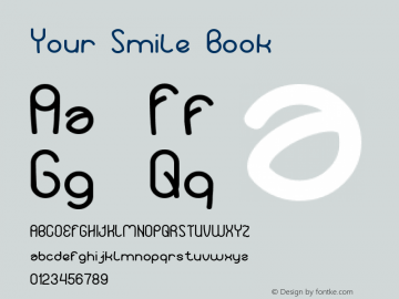 Your Smile Book Version 1.00 March 1, 2013,图片样张