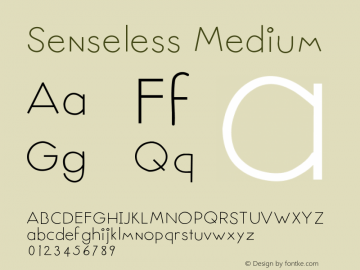 Senseless Medium Version 001.000图片样张