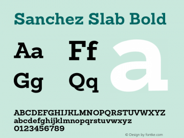 Sanchez Slab Bold 1.000;com.myfonts.latinotype.sanchez-slab.bold.wfkit2.3VRw图片样张