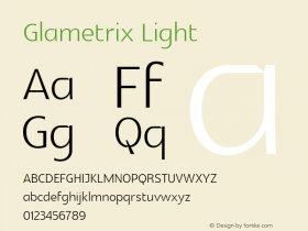 Glametrix Light Version 0.40图片样张