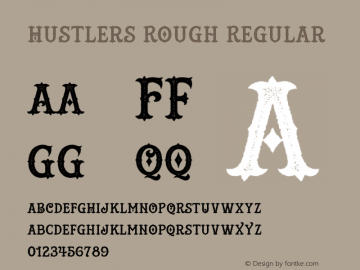 Hustlers Rough Regular Version 001.001图片样张