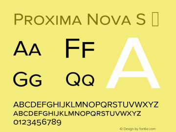 Proxima Nova S ☞ Version 2.015;com.myfonts.marksimonson.proxima-nova.s-regular.wfkit2.gP5B Font Sample