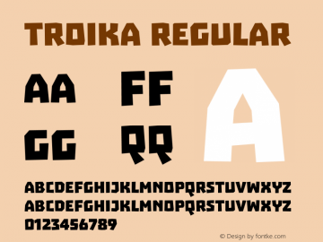 Troika Regular 2.000图片样张