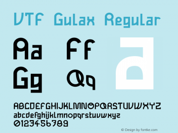 VTF Gulax Regular Version 1.001图片样张