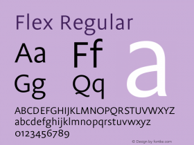 Flex Regular 1.0; pdf-x uazero;图片样张