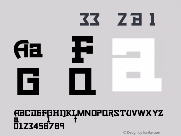 xxjjoosengx33xx 2 Bold Version 1.00 September 18, 2015, initial release Font Sample