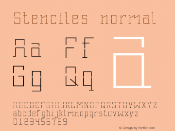 Stenciles normal Version 1图片样张