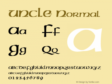 UNCLE Normal 1.0 Fri Feb 05 15:01:04 1993图片样张