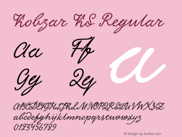 Kobzar KS Regular Version 1.020 Font Sample
