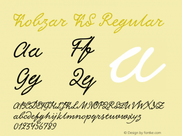 Kobzar KS Regular Version 1.020 Font Sample
