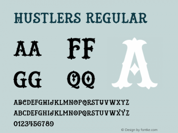 Hustlers Regular Version 001.001图片样张