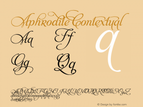 AphroditeContextual ☞ Version 001.000;com.myfonts.typesenses.aphrodite-pro.contextual.wfkit2.3dBJ Font Sample